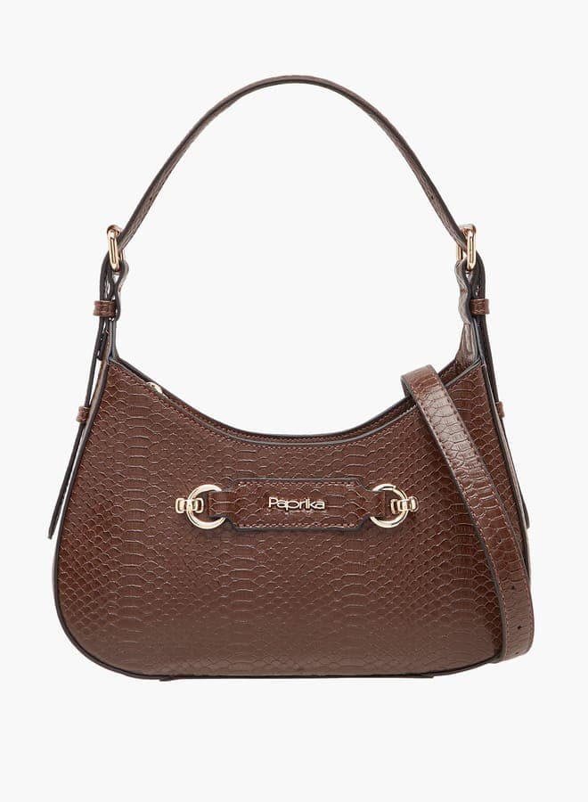 Paprika Textured Elegance Shoulder Bag for Women - Image 1