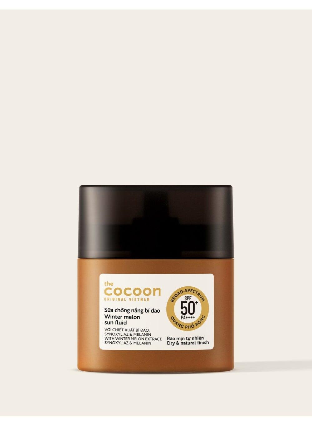 Cocoon Vietnam Winter Melon Sun Fluid SPF 30+ 15ml - Image 1