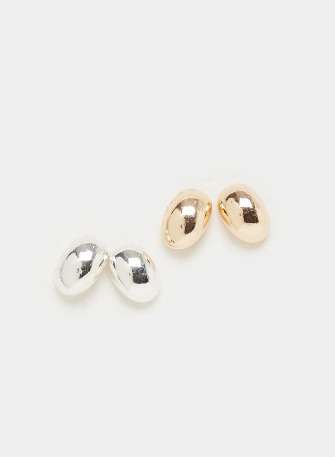 Styli Radiance Duo - Chic Stud Earrings for Women - Image 1