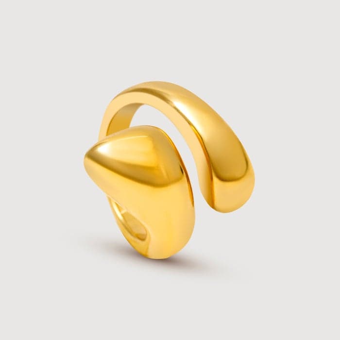 Noya Nova 18K Gold Plated Celestial Chunky Ring - Image 1