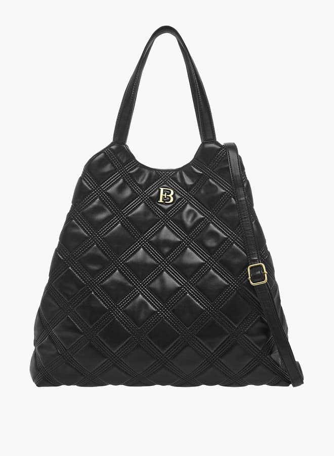 Flora Bella Quilted Tote - Elegance & Versatility Combined - Image 1