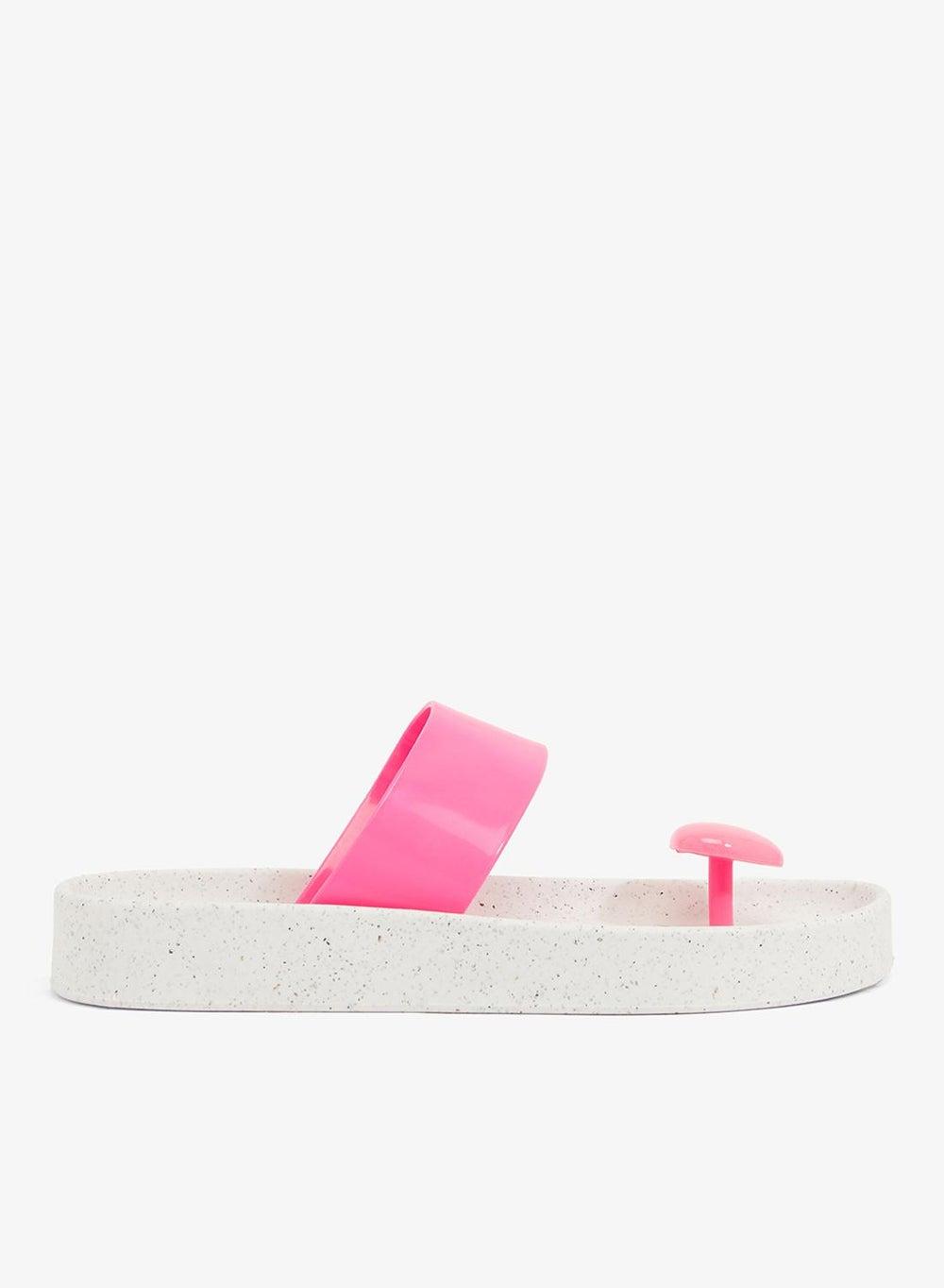 Smooth Stone Women's White/Pink Slide Sandals - Style 004.00006 - Image 1