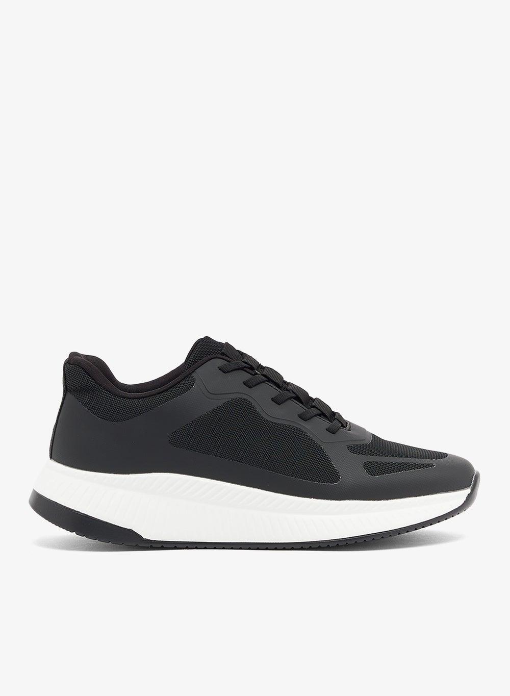 Sf2535 Black Low-Top Casual Comfort Sneakers - Image 1