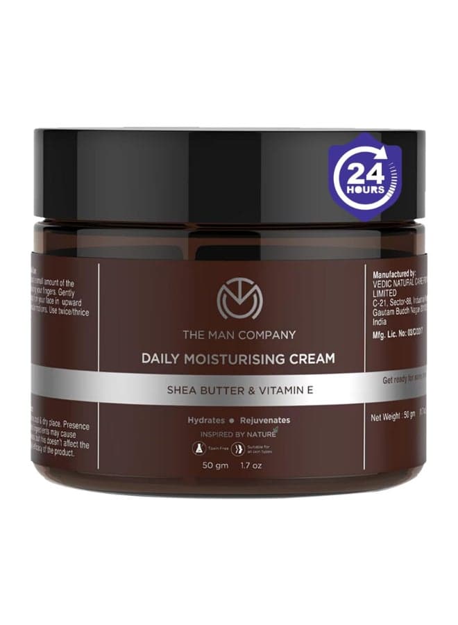 Shea Butter & Vitamin E Daily Moisturizing Cream, 50 GM - Image 1