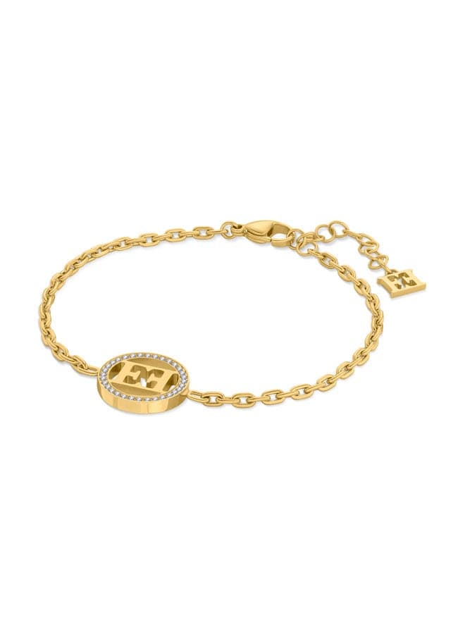 ESCADA Isabella Crystal-Embellished Gold Plated Bracelet - Image 1
