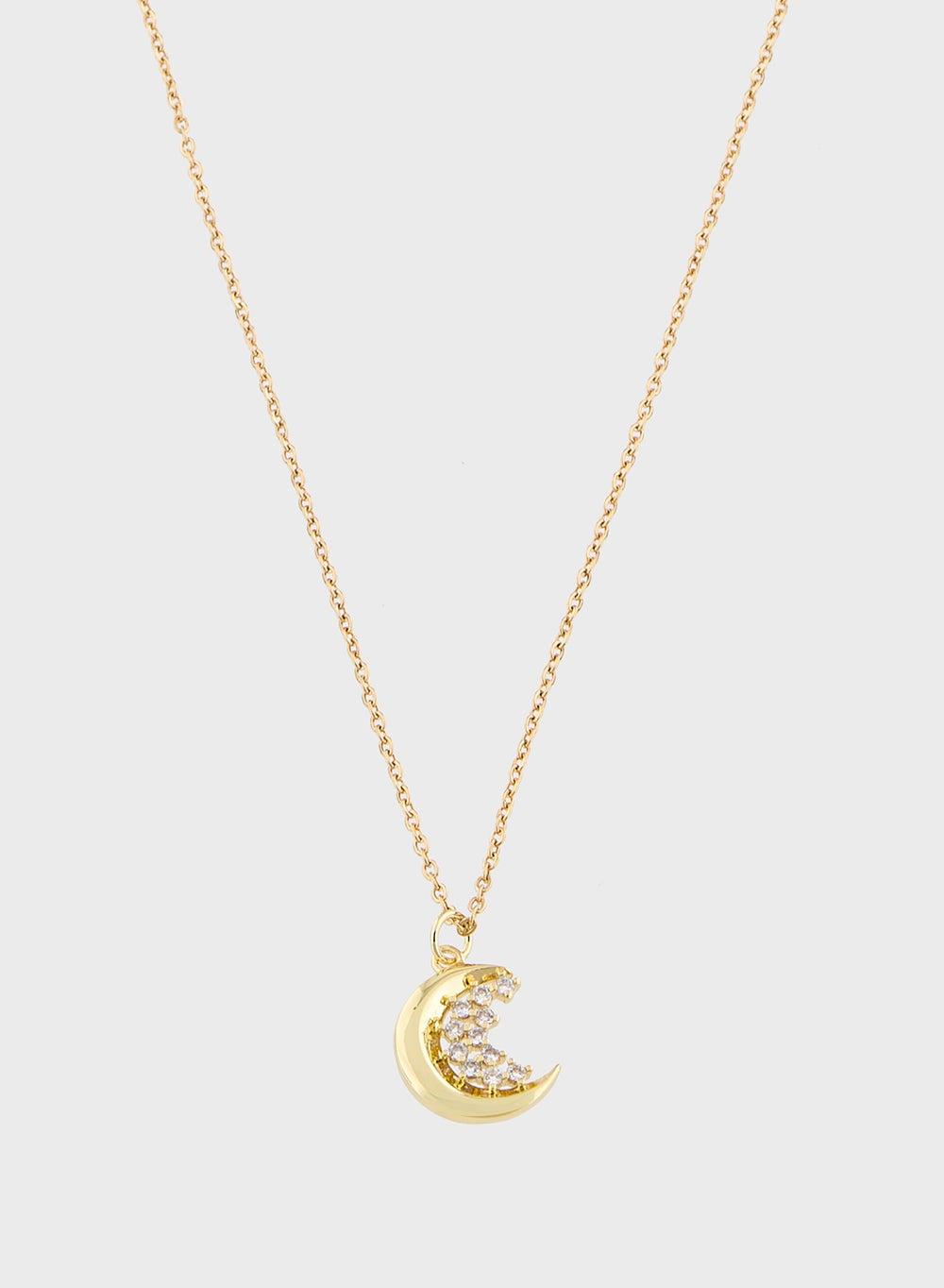 Staurtz Cresent Love Necklace - Elegance Redefined - Image 1