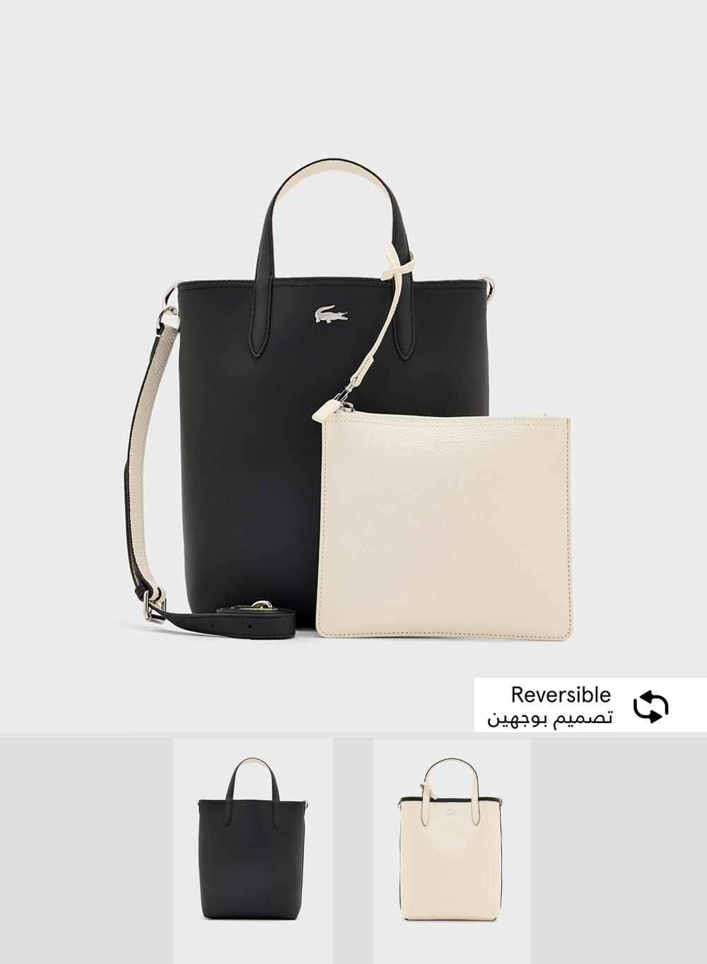 LACOSTE Anna Reversible Piqué Tote for Women - Image 1