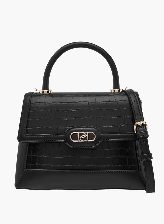 Paprika Textured Satchel: Elegance on the Go - Image 1