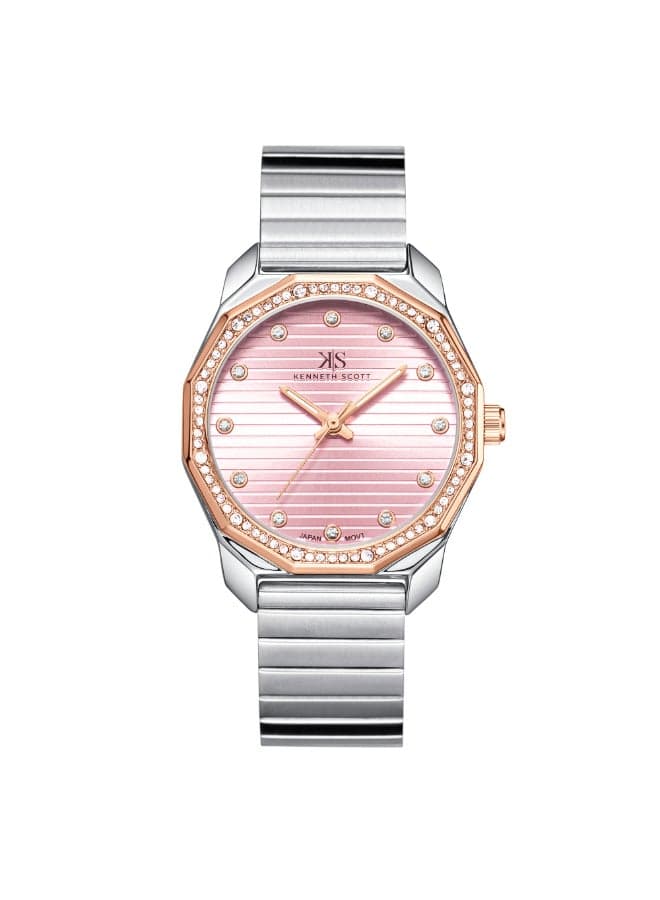 KENNETH SCOTT K24505-KBKP Elegance Analog Watch - 33mm - Image 1