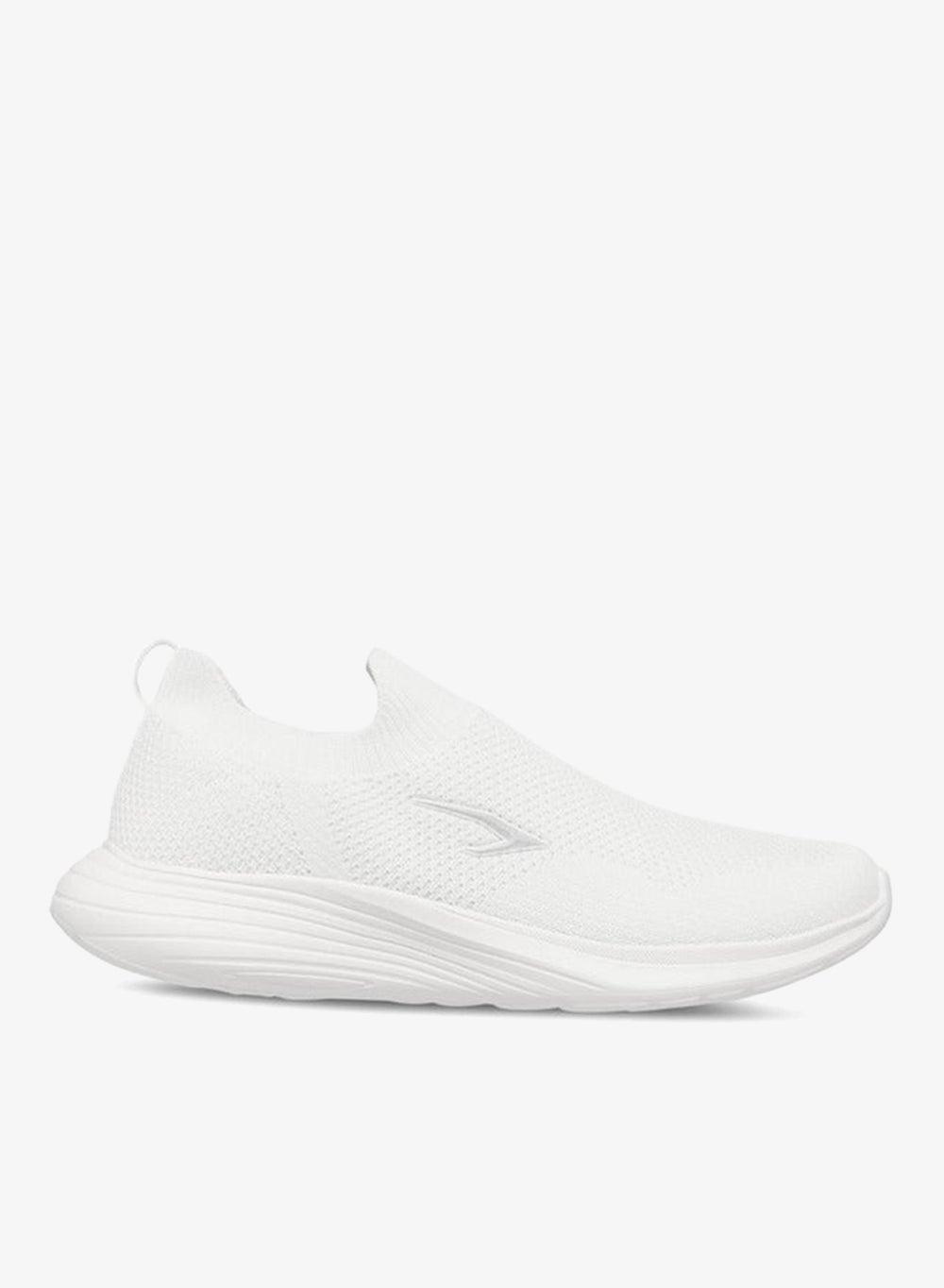 24Yl616W Elegant White Slip-On Sneakers for Women - Image 1