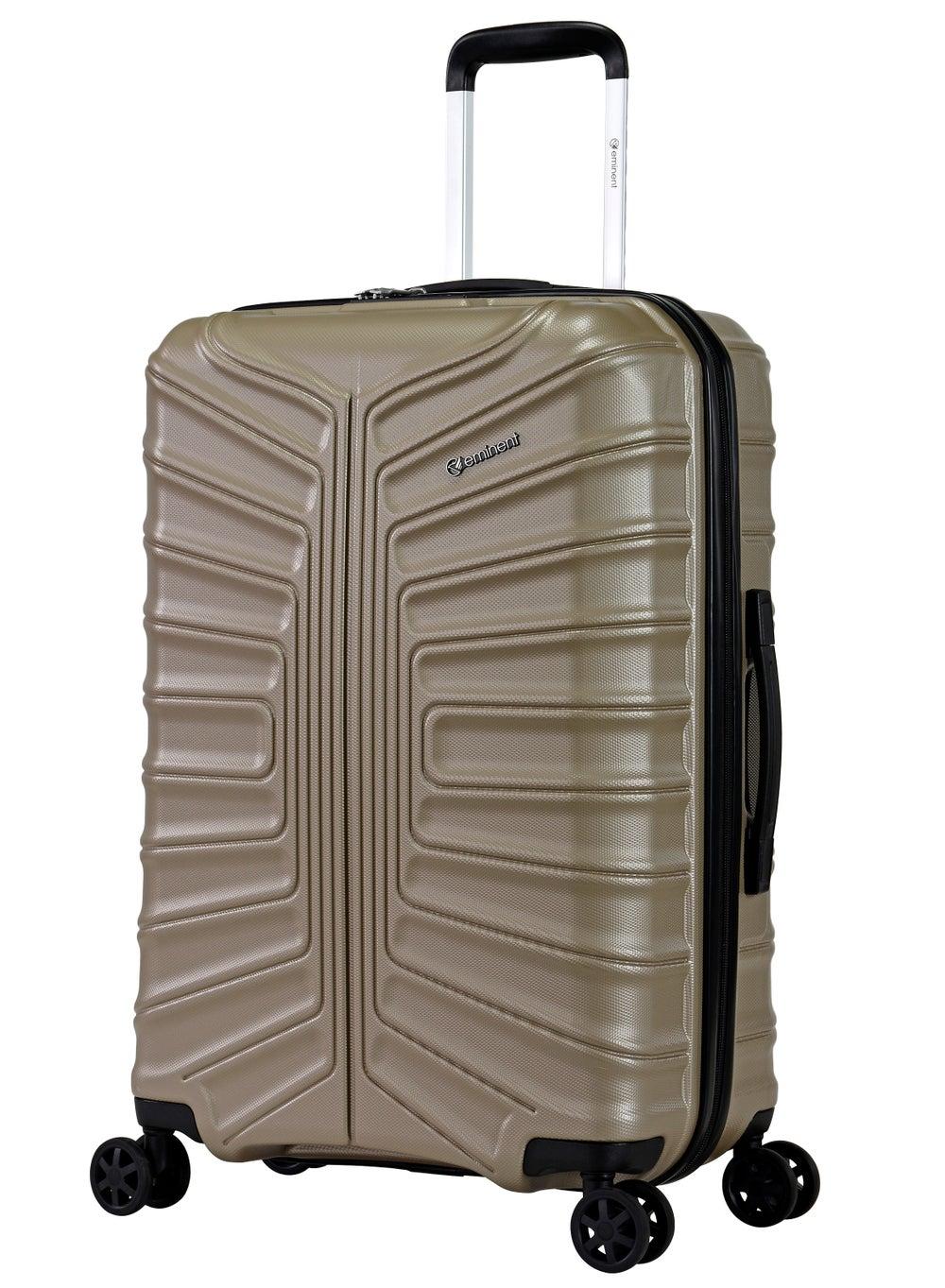 Eminent 28 Gold Champagne Large Hard Case Suitcase with TSA Lock - Image 1