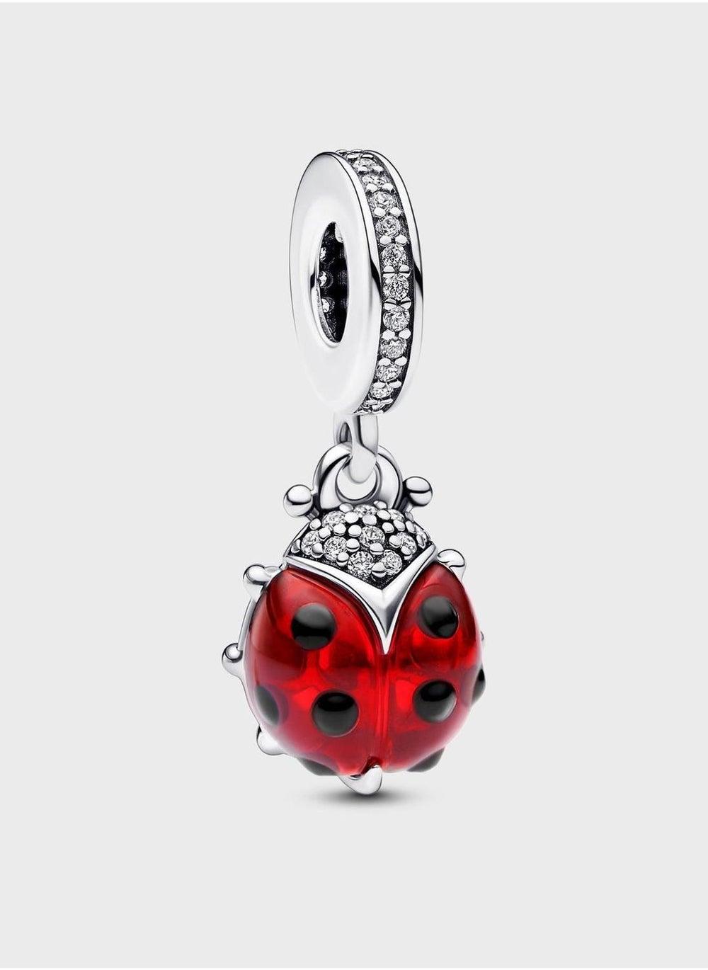 PANDORA Red Ladybird Sterling Silver Charm - Image 1