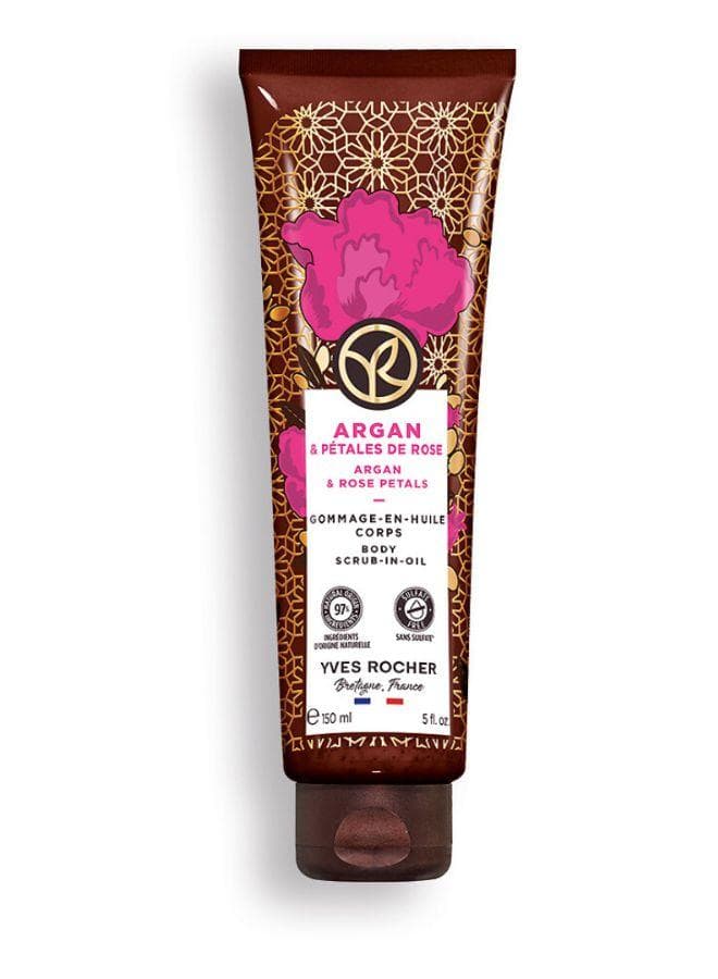 Argan & Rose Petals Luxurious Body Scrub 150ML - Image 1