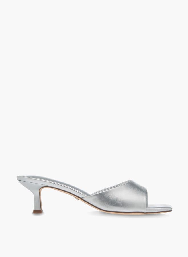 Elegant Silver Kitten Heels J10502 001 for Sophisticated Women - Image 1