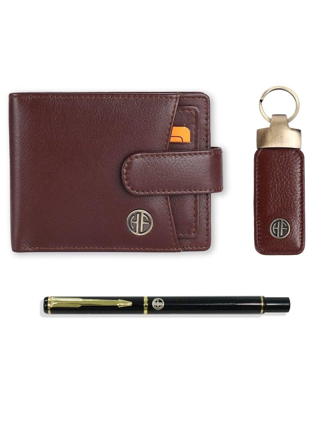 HAMMONDS FLYCATCHER Redwood Luxury Men's Gift Set | HF502LNBR_KR_PEN - Image 1
