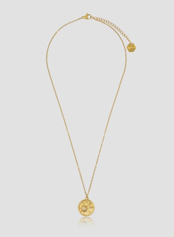 Lady Mauve GOLD HARMONY Hypoallergenic Necklace for Women - Image 1