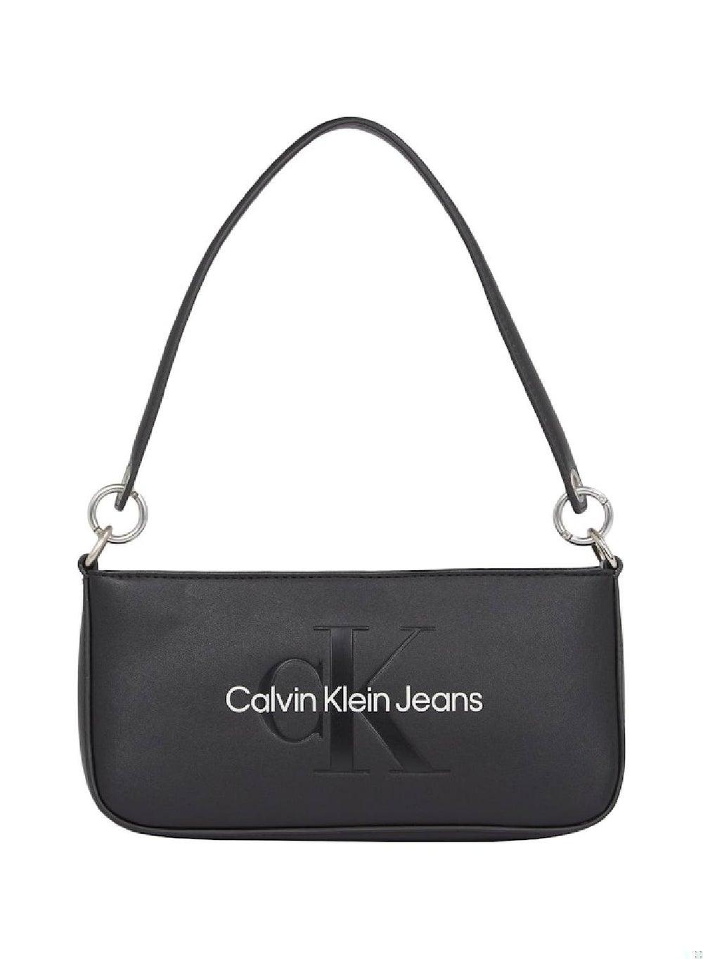 Calvin Klein Jeans Black Caviar Women's Shoulder Pouch - Image 1