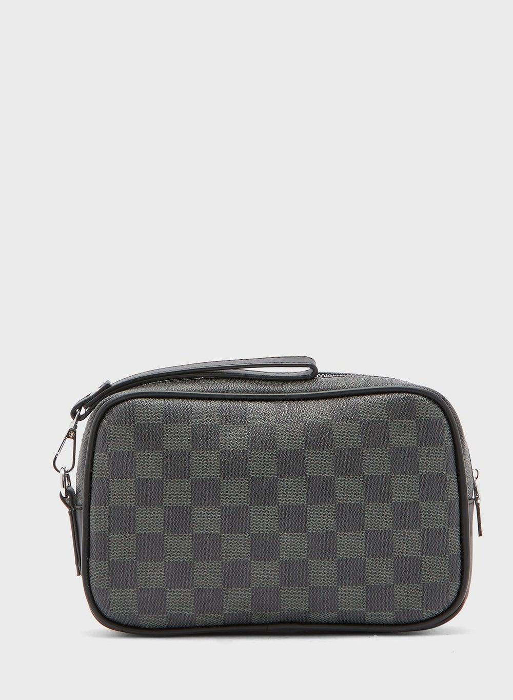 Robert Wood Elegant Men's Printed Wash Bag - Image 1