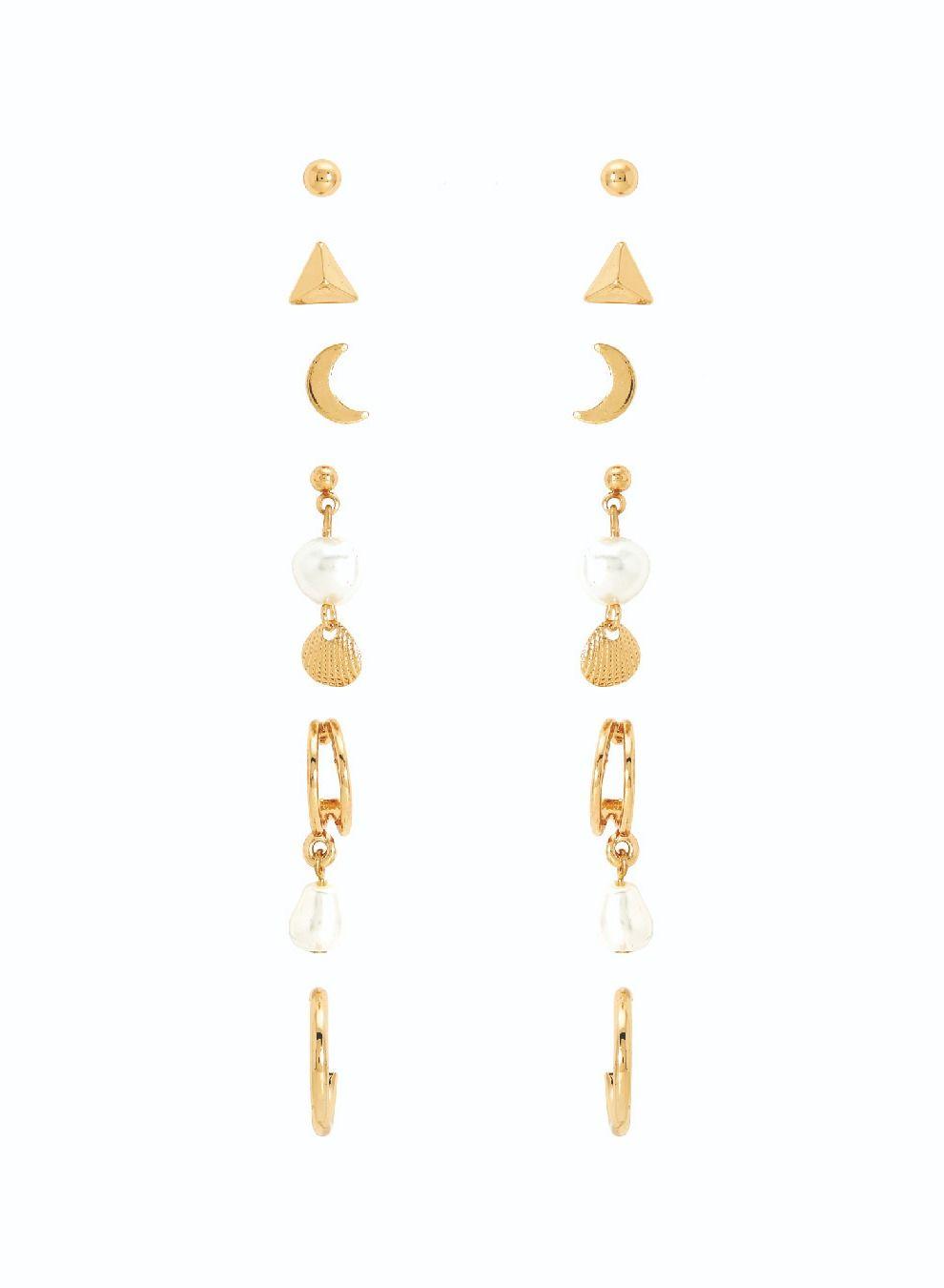 AMICA Mix & Match Earring Set - 6 Unique Pairs - Image 1