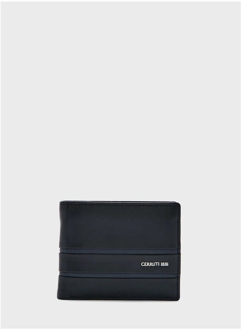 CERRUTI 1881 Mike: Sleek Black Leather Wallet for Men - Image 1