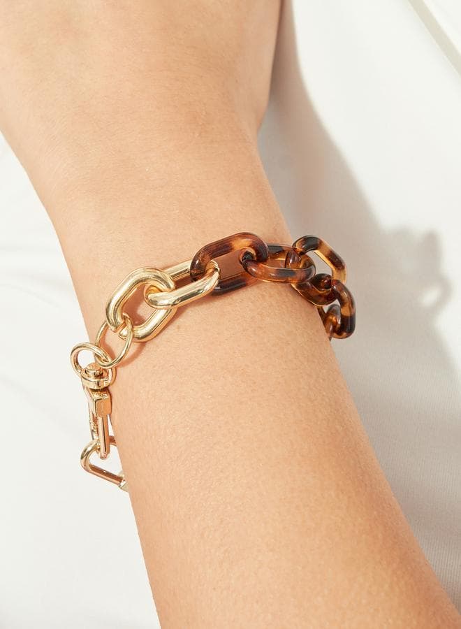 Styli Two-Tone Chunky Chain Bracelet – Elegance Reimagined - Image 1