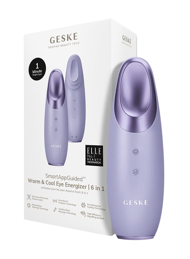 SmartAppGuided Eye Energizer - 6-in-1 Purple Sonic Massager - Image 1