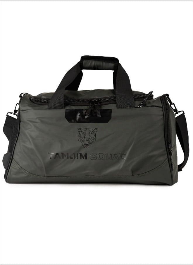 Tanjim Squad Green Duffle: Urban Edge Meets Versatility - Image 1