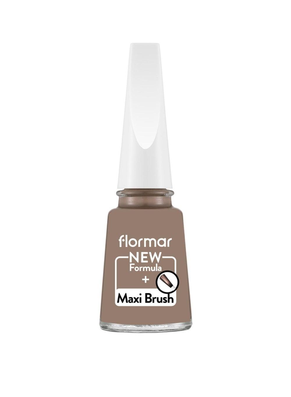 Flormar Classic Nail Enamel – Minky Brown Shine - Image 1