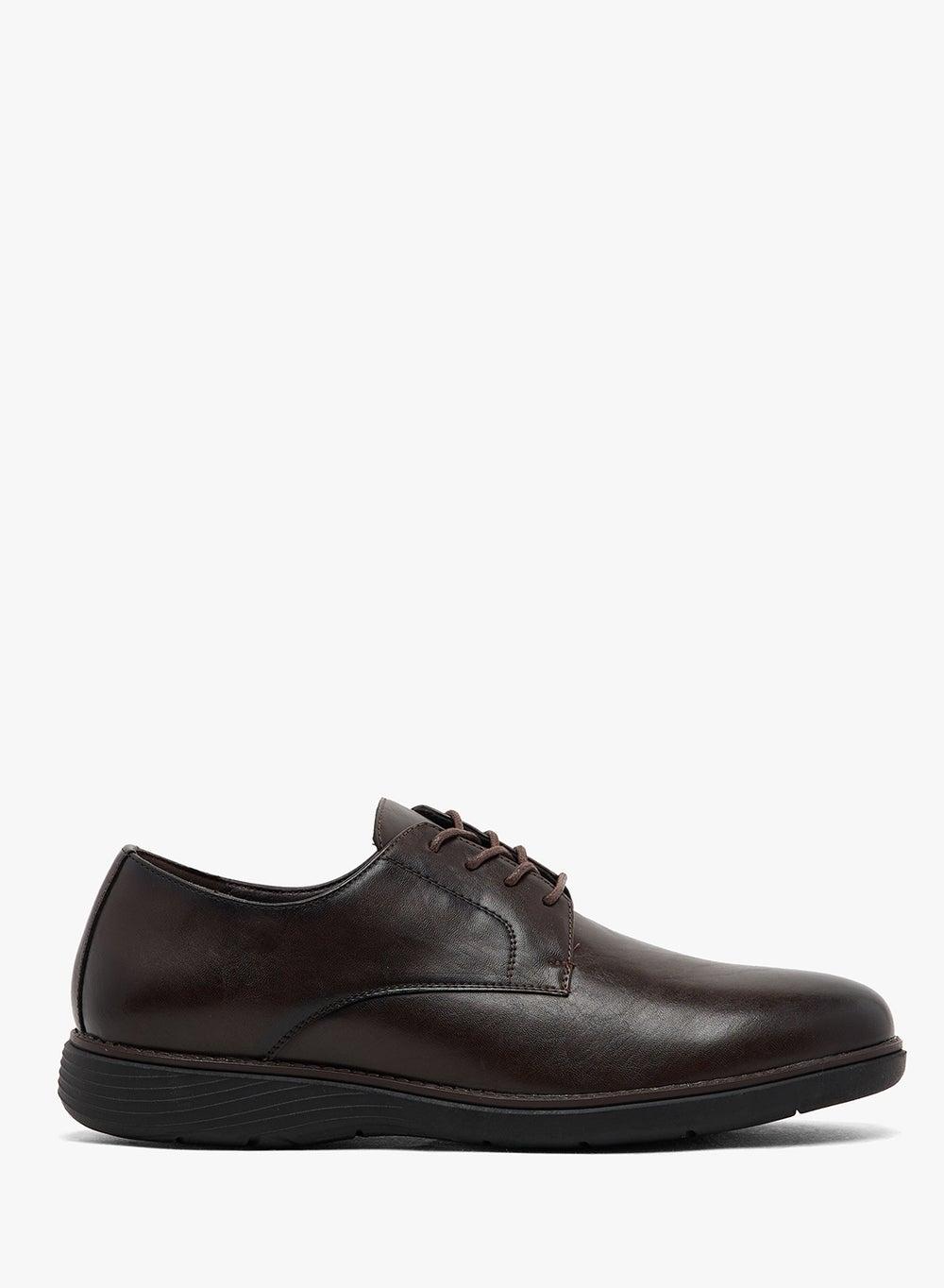 Welt Detail Xly 1 Coffee Formal Lace-Up Shoes for Men - Image 1