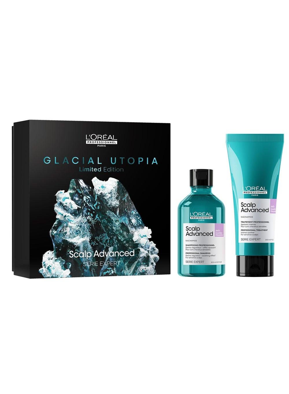 L’Oréal Glacial Utopia Anti-Discomfort Duo | Shampoo 300ml & Treatment 200ml - Image 1