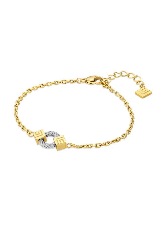 Guy Laroche Tina Silver and Gold Elegance Bracelet - Image 1