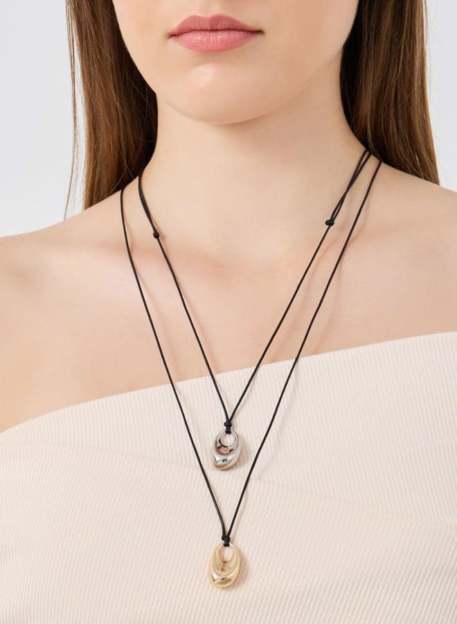 Styli Elegance Duo - Timeless Pendant Necklaces for Her - Image 1