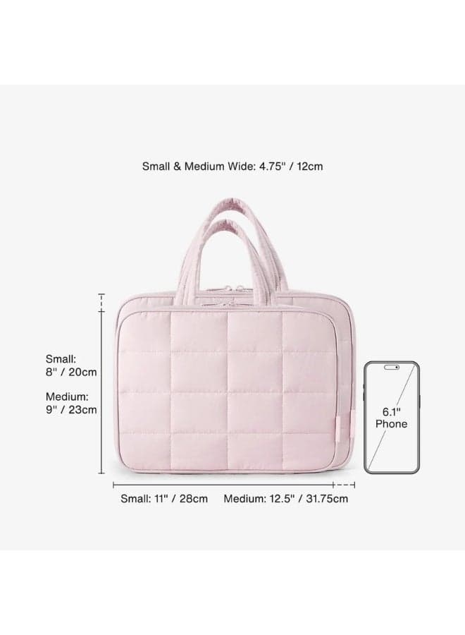BAGSMART Light Pink ExploreEase Travel Toiletry Organizer - Image 1