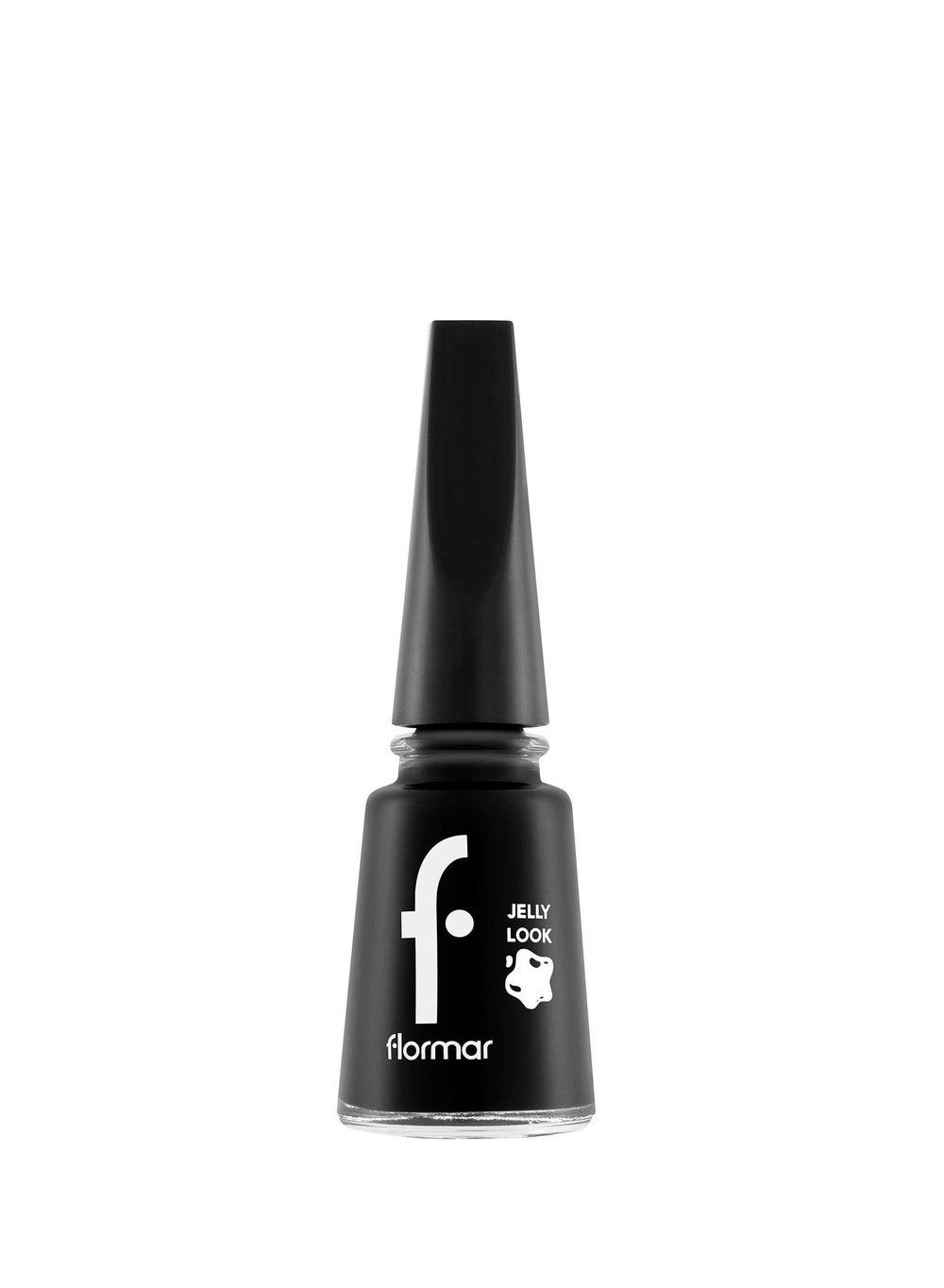 JL28 Patent Black Leather - Luxe Jelly Shine Nail Enamel - Image 1