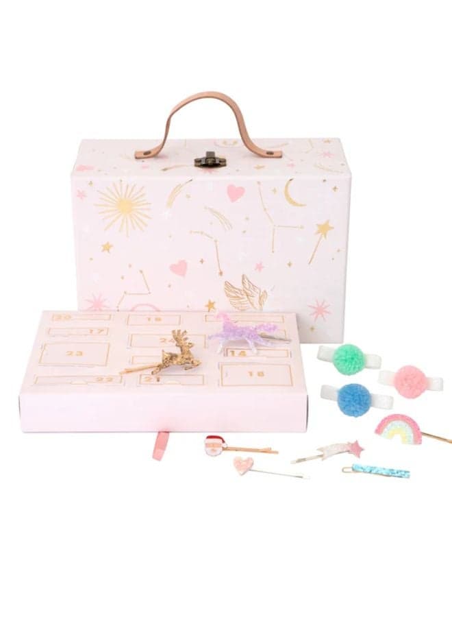 Luxurious Hair Accessories Advent Calendar Suitcase - Image 1