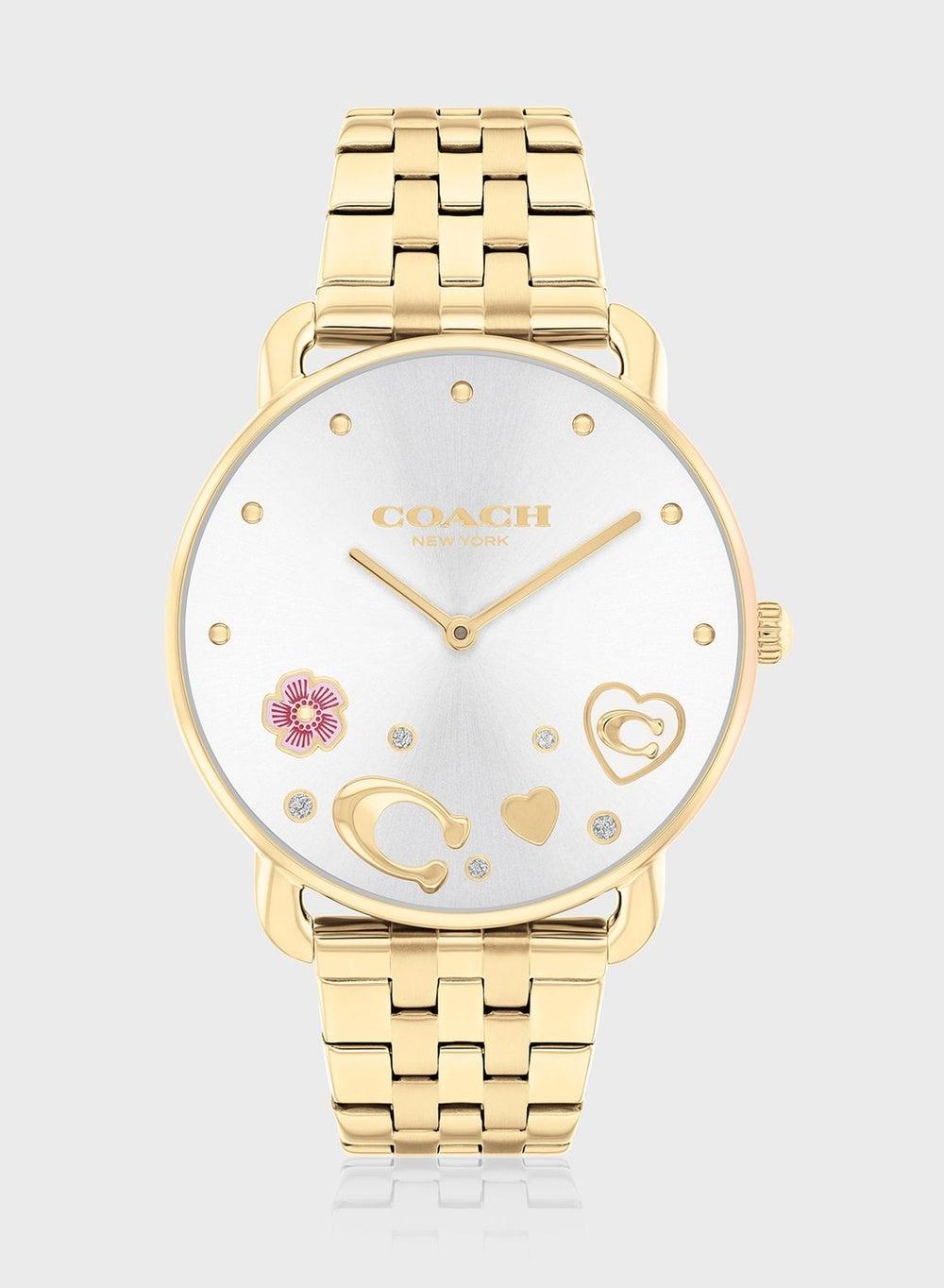 COACH Women's Steel Strap Quartz Analog Watch - Image 1