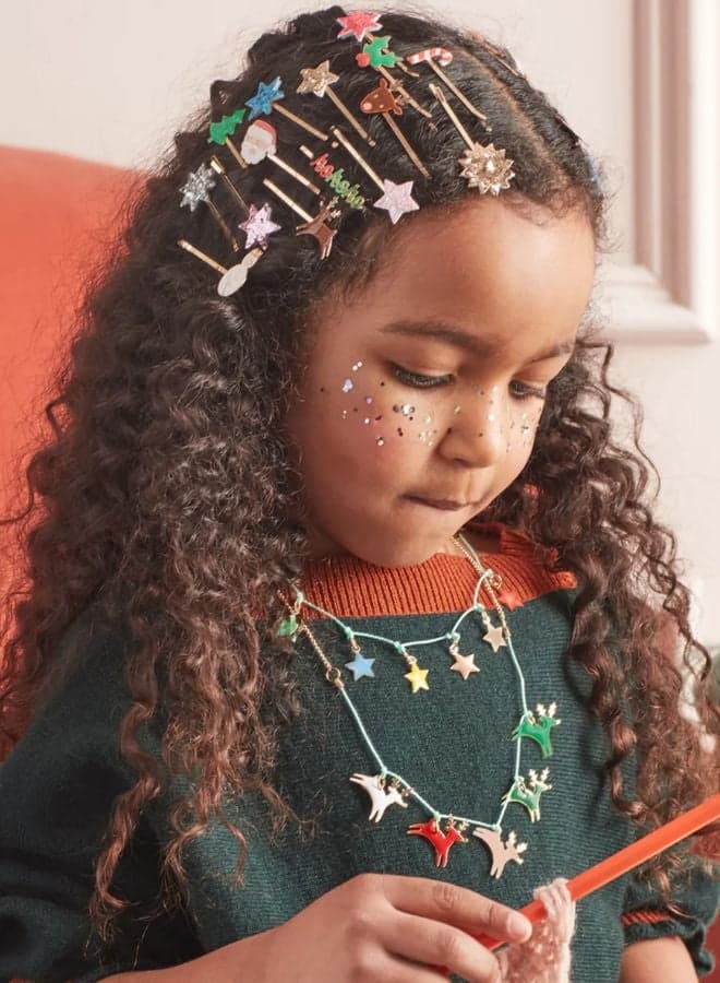 Meri Meri Enchanting Reindeer Enamel Necklace - Image 1