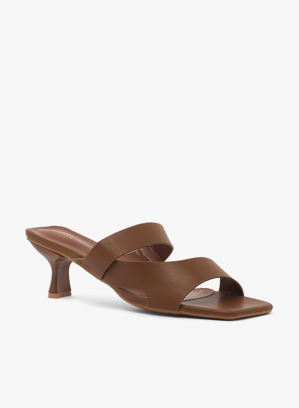 Vhlx25052229 Elegant Brown Heeled Sandals for Women - Image 1