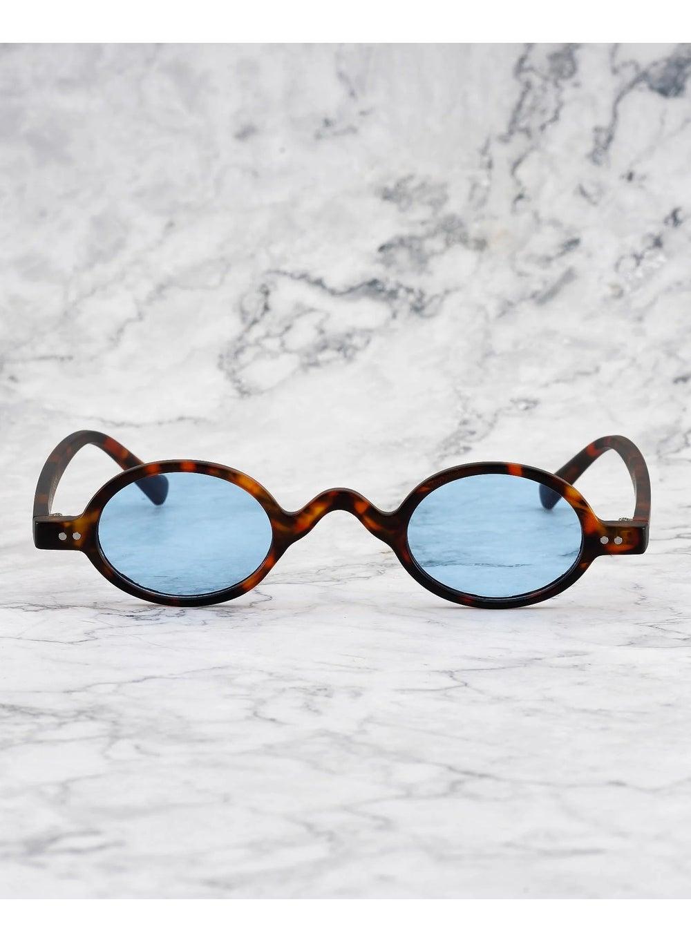 9EP1M Explicit Poets LIAM Matt Tortoise - Blue Chic Sunglasses - Image 1