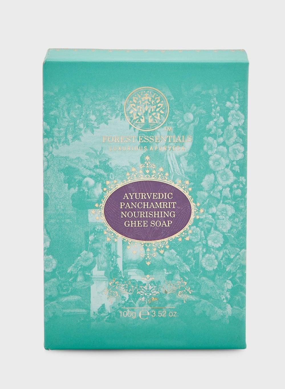 Ayurvedic Panchamrit Nourishing Silk Ghee Soap 100 G - Image 1