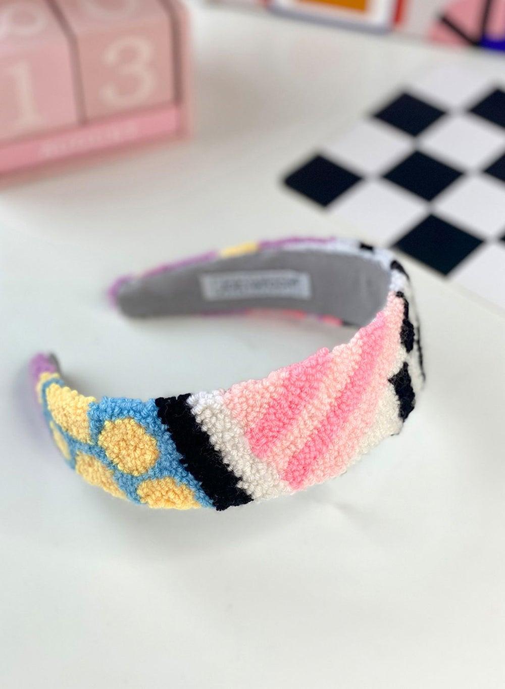 Joey & Pooh Chic Poppy Linen Headband for Women - Image 1