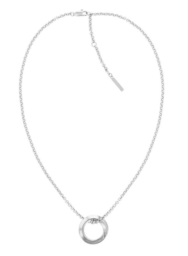 CALVIN KLEIN Twisted Ring Elegance Long Necklace - Image 1