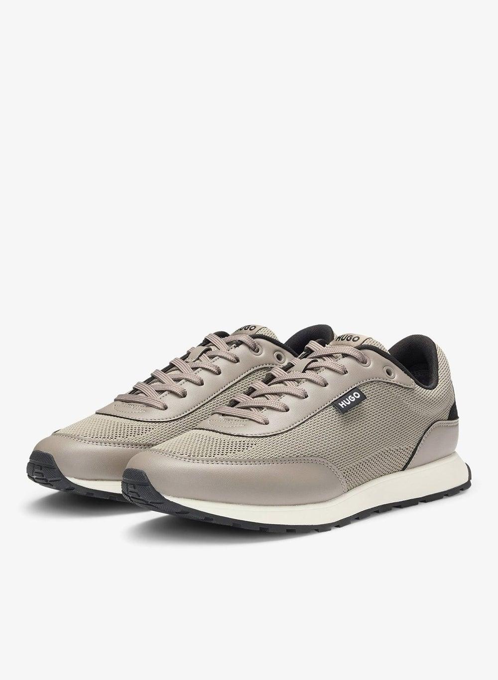 HUGO Modern Knit-Effect Low-Top Trainers 50541682242 - Image 1