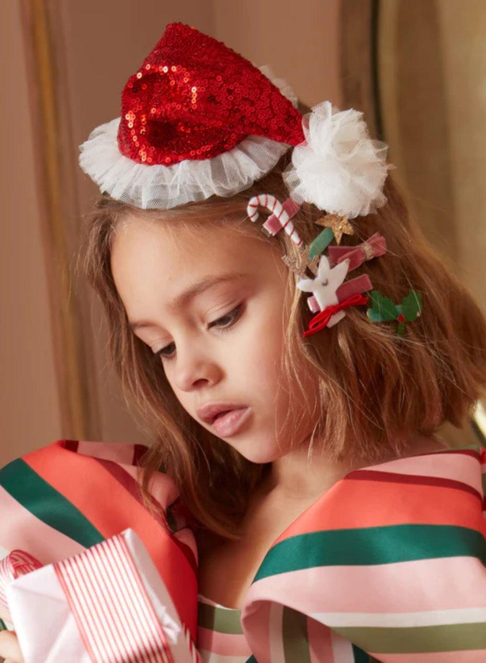 Festive Elegance Christmas Hair Clips Set of 8 - Image 1