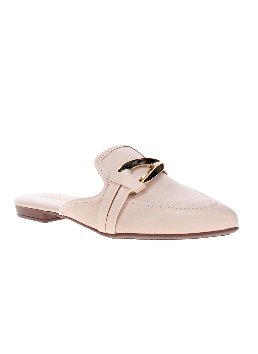 Elegant Cream Flat Lace-Ups for Women: Everyday Elegance - Image 1