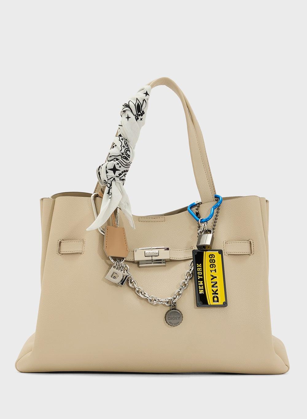 DKNY Bryar Large Embellished Women's Satchel - City Chic Elegance - Image 1