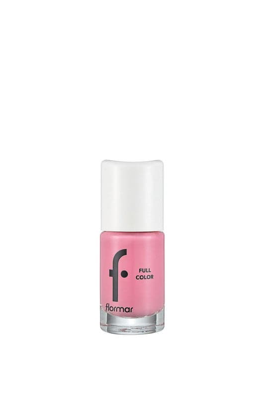 Flormar FULL COLOR Nail Enamel FC03 - Bubble Gum Pink - Image 1