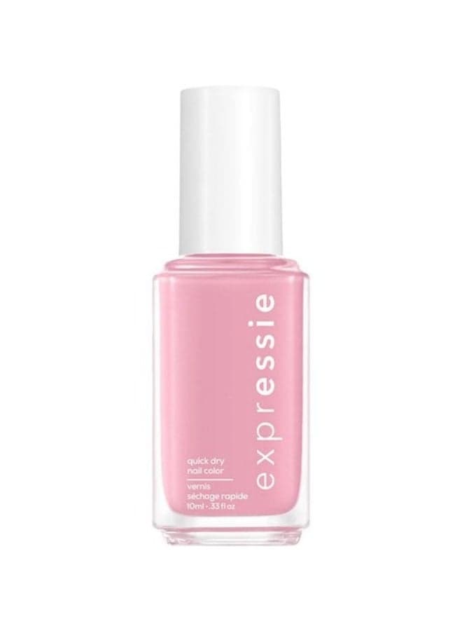 In The Time Zone - Pastel Pink Quick-Dry Nail Elegance - Image 1
