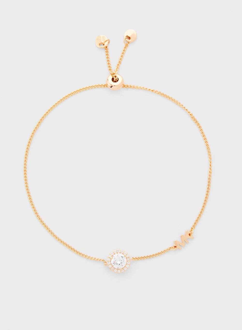 Michael Kors Sterling Silver Charm Bracelet for Women - Image 1