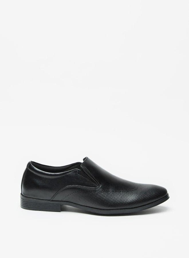 Elegant LB Alf 12 Black Men's Slip-On Loafers - Image 1